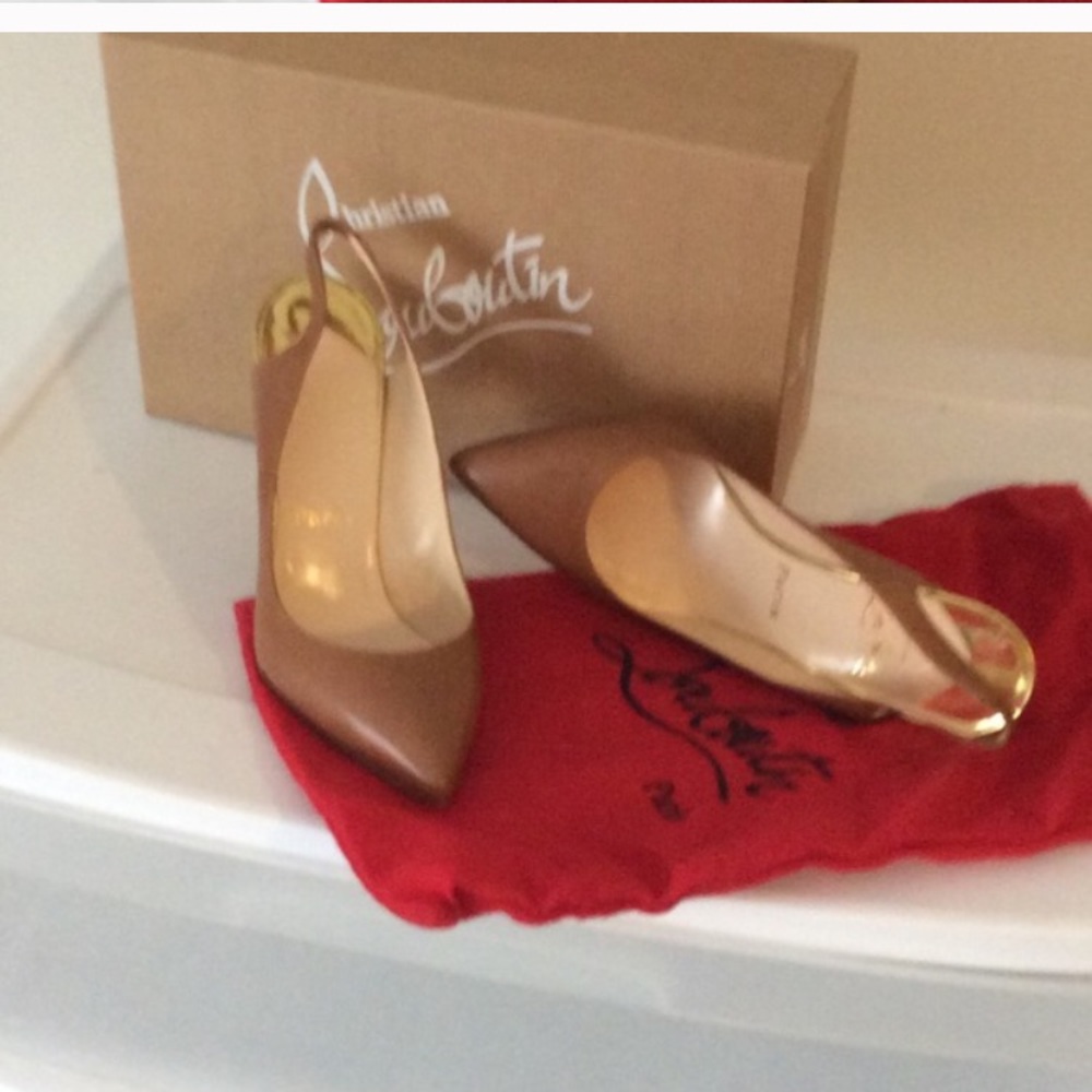 Christian Louboutin sling backs